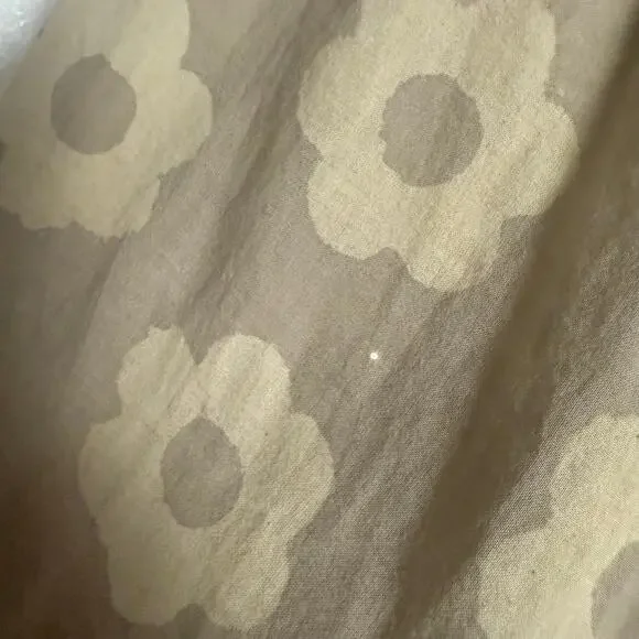 Christy Dawn The Rumi Mocha Daisy Beige Block Floral Print Maxi Dress Size XL - Picture 14 of 16